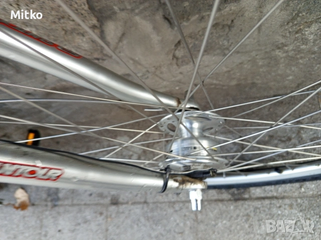 28 цола алуминиев велосипед Пежо с 21 скорости усилени капли амортисьори предни като нов , снимка 14 - Велосипеди - 53987447