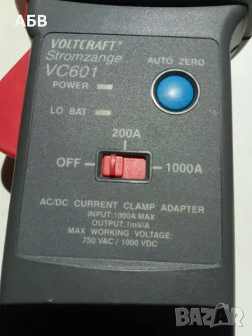 Продавам професионални амперклещи VOLTCRAFT VC-601, снимка 2 - Друга електроника - 49974001