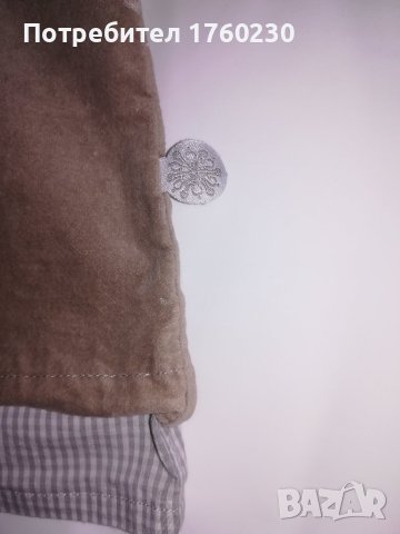 Детски сукман от кадифе и дантела , снимка 3 - Бебешки рокли - 42822078