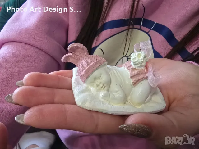 ~•°Гипсови фигурки "Спящо бебче"°•~, снимка 4 - Други - 48639551