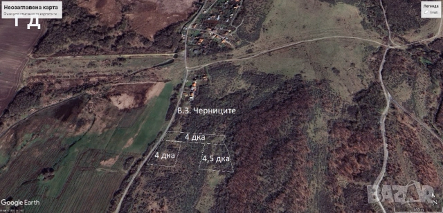 Парцел в град Бургас, в.з.Черниците,до Wakepark, Конна база и Море, снимка 2 - Парцели - 53004312