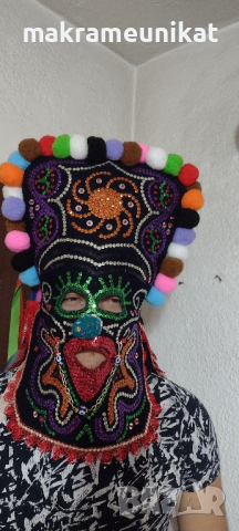 Кукерска маска, гугла, уникат,арт, декорация , снимка 2 - Декорация за дома - 41588665