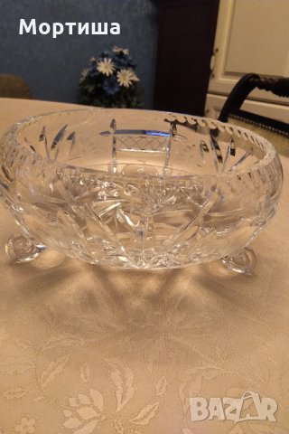 Бохемия великолепна кристална бонбониера , снимка 3 - Декорация за дома - 29755081
