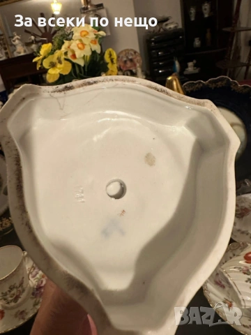 Sitzendorf Germany  Circa 1904 - “Вазата с херувима” Код P2179, снимка 2 - Колекции - 54170152