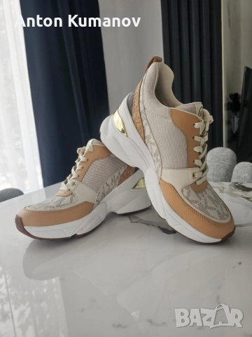 Оригинални дамски маратонки Michael Kors Описание: Оригинални дамски маратонки Michael Kors., снимка 3 - Маратонки - 51996579