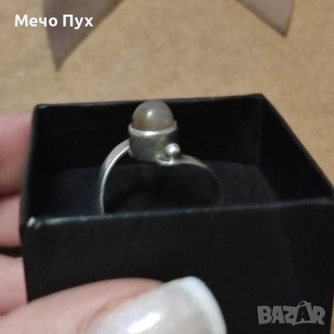 Сребърен пръстен (204), снимка 8 - Пръстени - 44230986