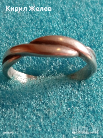 Сребърен пръстен нежен фин стил и елегантност 50043, снимка 6 - Пръстени - 54103939