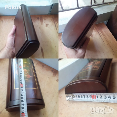 Уникална стара аристократична кутия цигари табакера махагон, снимка 7 - Антикварни и старинни предмети - 51825204