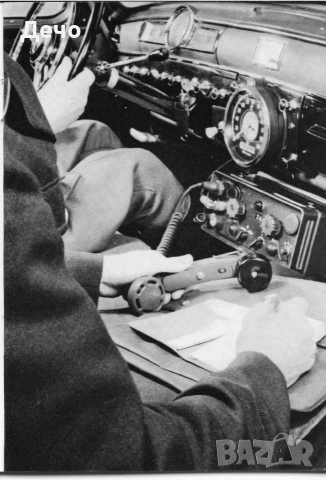 Стара Немска Военна/Полицейска FM Лампова радиостанция на Lorenz ., снимка 4 - Антикварни и старинни предмети - 54213654