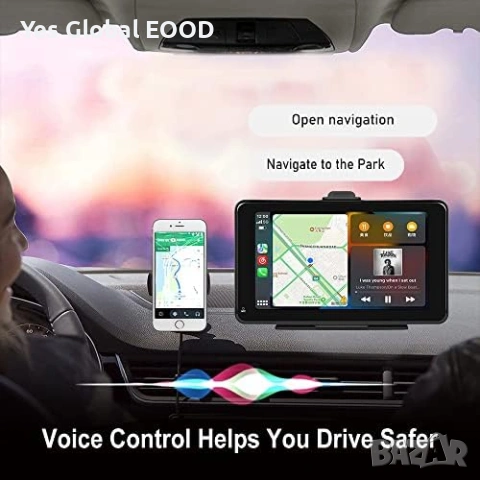 Camecho 7″ мултимедиен плеър Apple CarPlay Android Auto, снимка 4 - Друга електроника - 53234136
