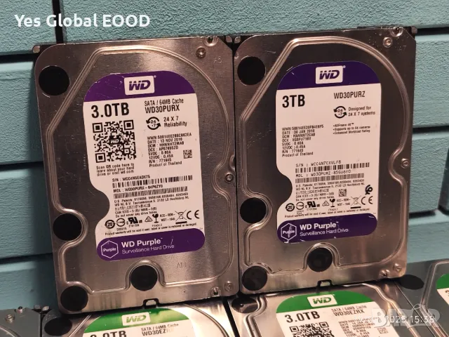 WD / HGST HDD 3.5 3TB - Твърди дискове / Хард диск / DVR - NVR, снимка 2 - Твърди дискове - 49858209