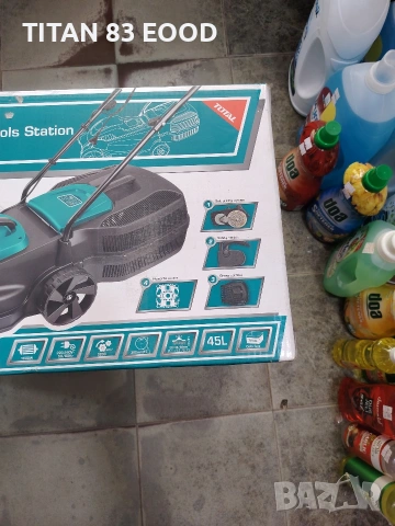 Електрическа косачка TOTAL, 1600 W, 380 мм, контейнер, снимка 2 - Градинска техника - 54217561