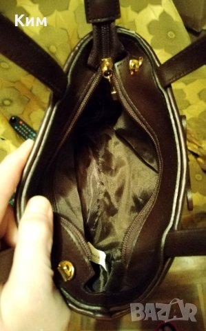 Louis Vuitton мини чанта каре кафяво, снимка 9 - Чанти - 27015338