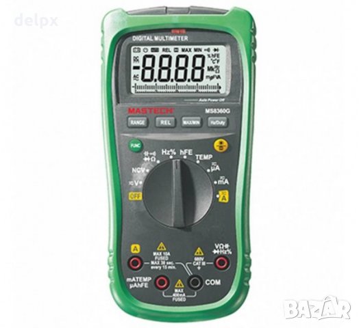 Мултицет MS8360G VAC/VDC | AAC/ADC | OHM | F | °C | Hz | NCV