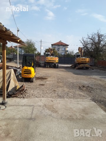 Услуги с багери изкопи насипи събаряне на сгради и шзвозване, снимка 5 - Кърти, чисти, извозва - 36700710
