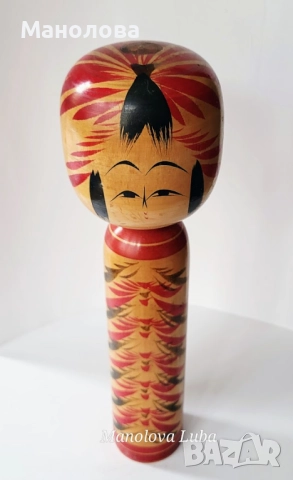 Голяма кукла Кокеши от семейство Ямагата-Сакунами-Кей, снимка 5 - Колекции - 51927945