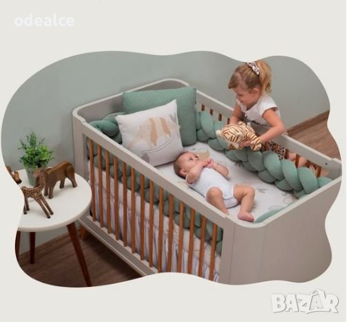 Обиколник тип "плитка" уникален / 100% памук цветове по избор!, снимка 3 - Спално бельо и завивки - 36878178