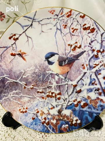 порцеланова чиния за стена, снимка 3 - Декорация за дома - 52206061