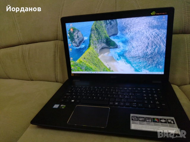 Acer Aspire E17 17.3''Led/Core i5-6200U/8gb.ram./128gb.ssd.+500gb.hdd/GTX950M 2gb., снимка 5 - Лаптопи за работа - 51797212