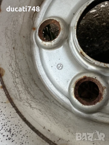 2бр. ОЕМ железни джанти 16 5х120 - VW Transporter T5 T5.1 T6 T6.1, снимка 4 - Гуми и джанти - 51359046