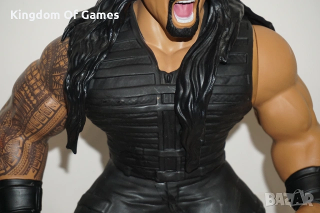 Рядка Оригинална Голяма Говореща Кеч Фигура На Roman Reigns 36см, снимка 4 - Колекции - 54275718