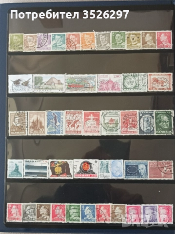 Колекции пощенски марки от бившата Чехословакия и от Дания, снимка 5 - Филателия - 52910729