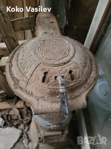 Антикварна печка от началото на миналият век, снимка 2 - Антикварни и старинни предмети - 53925615