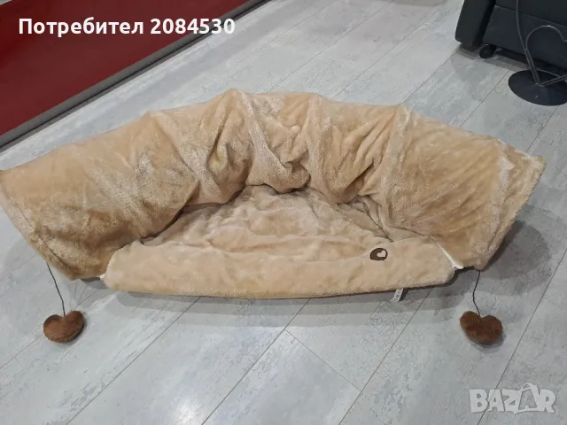 Тунел и легло с играчки за котка