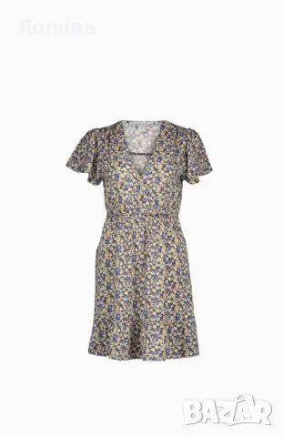 Ефирна дамска рокля на цветя, снимка 1