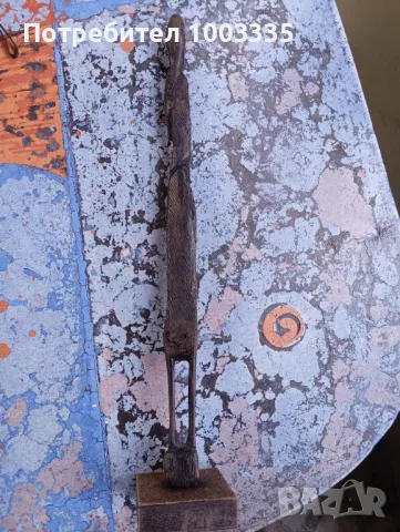 Африканска фигура от дърво , снимка 5 - Антикварни и старинни предмети - 48941146