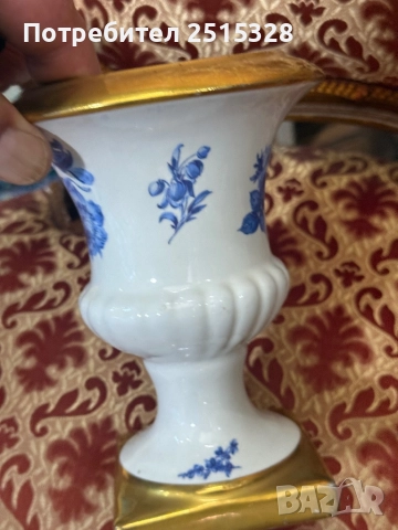 красива стара белгийска ваза, снимка 3 - Други ценни предмети - 52738564