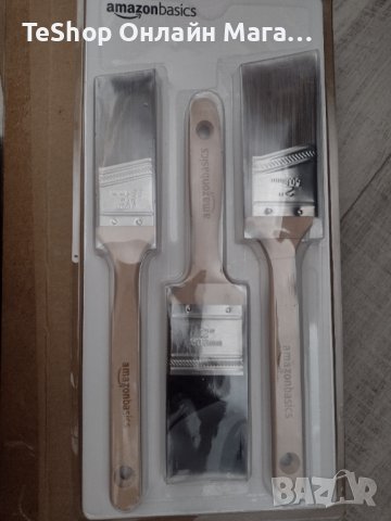 Четки за боядисване 3 броя комплект AmazonBasics налични 4 комплекта, снимка 4 - Други инструменти - 42915284