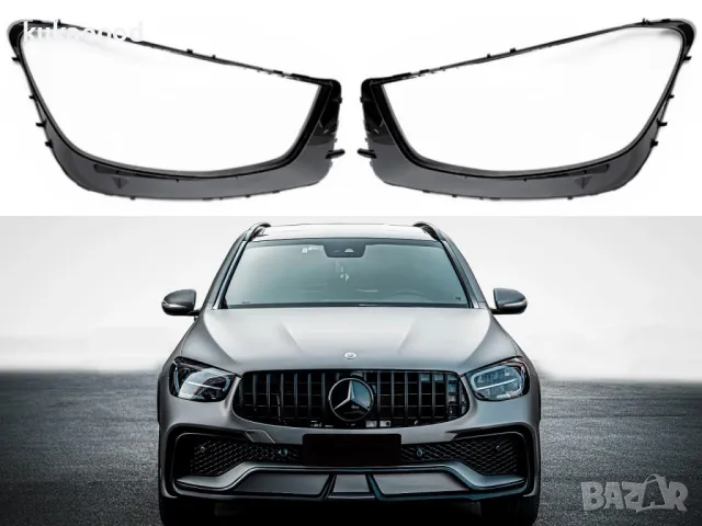 Стъкла за фарове на Mercedes GLC-Class X253 Facelift, снимка 4 - Части - 47547222