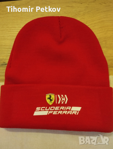 Зимна шапка Ферари Ferrari, снимка 2 - Шапки - 52642933