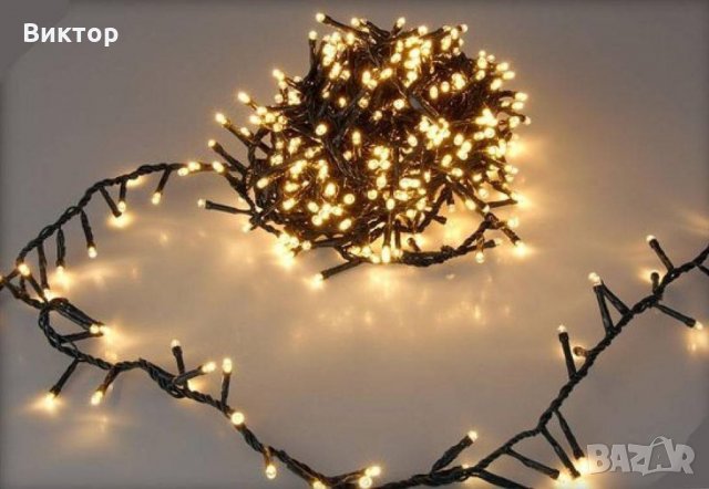 Диодни лампи/ верига за градина 240 бр- 21 метра, снимка 2 - Градински мебели, декорация  - 29288829