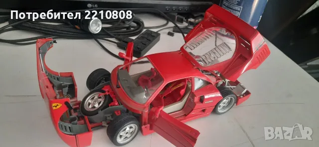 Ferrari F40, Burago, 1:18, снимка 2 - Колекции - 56345256