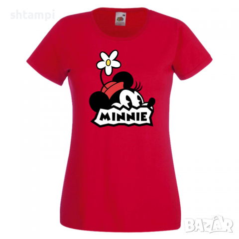 Дамска тениска Minnie Подарък,Изненада,Рожден ден,, снимка 9 - Тениски - 36530891