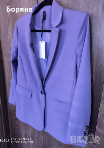 YAS нов с етикет наситено лилав блейзър размер М, снимка 9 - Сака - 47536423