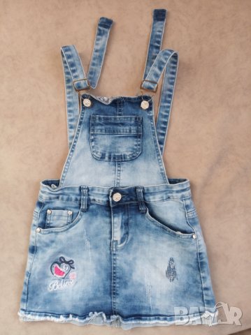 Детска дънкова рокля , снимка 1