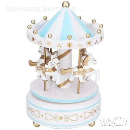 Музикална въртележка с кончета, снимка 3 - Музикални играчки - 54312412