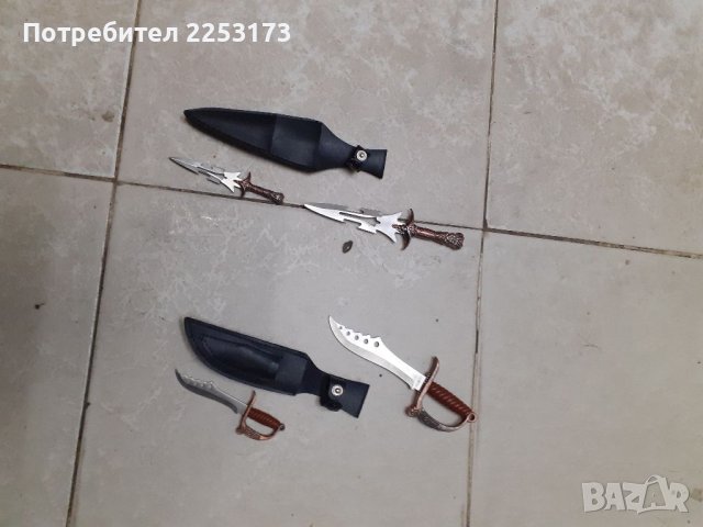 Два комплекта ножчета лот.Комплектите съдържат 4 ножа., снимка 3 - Оборудване и аксесоари за оръжия - 39057174
