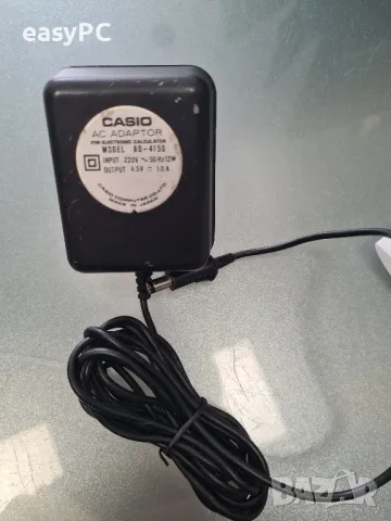 Оригинален захранващ адаптер CASIO AD-4150 4.5V 1.0A , снимка 4 - Друга електроника - 49618645