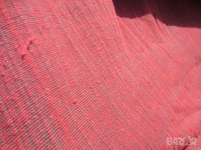 голям 220х150м. китеник губер халище килим червен цвят, вълна, вълнен, снимка 5 - Други - 30189010