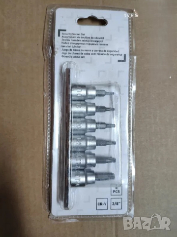 KINGFISHER 3/8 6броя вложки-Накрайници torx TAMPER PROOF. EXPERT BY FACOM 3/8 4броя вложки torx  , снимка 2 - Други инструменти - 52927487