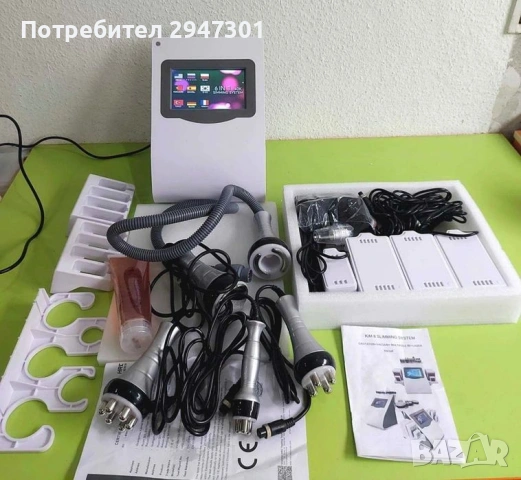 Козметичен уред 6 в 1 - RF кавитация вакуум липолазер, снимка 6 - Друга електроника - 54131744