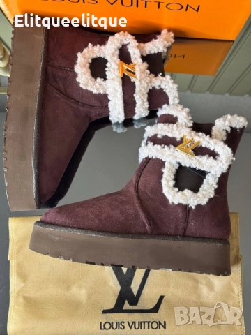 дамски пухени боти Louis Vuitton , снимка 4 - Дамски боти - 52415955