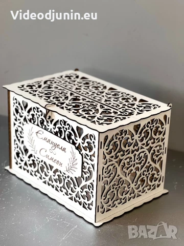 Сватбена кутия за пари, снимка 2 - Подаръци за сватба - 51133527