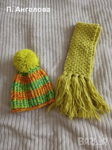 Зимни шапка и шал, снимка 1 - Шапки - 39871027