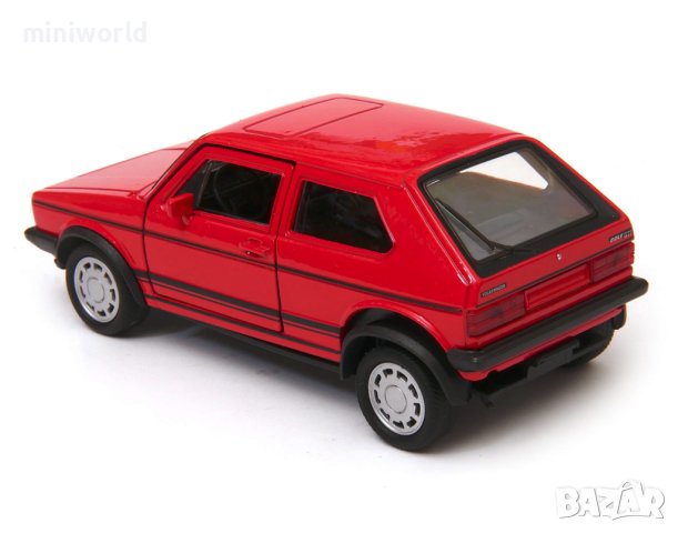 Volkswagen Golf I GTI - мащаб 1:36 на Welly моделът е нов в кутия VW, снимка 5 - Колекции - 42704103