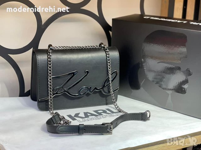 Дамска чанта Karl Lagerfeld, снимка 1 - Чанти - 32020624